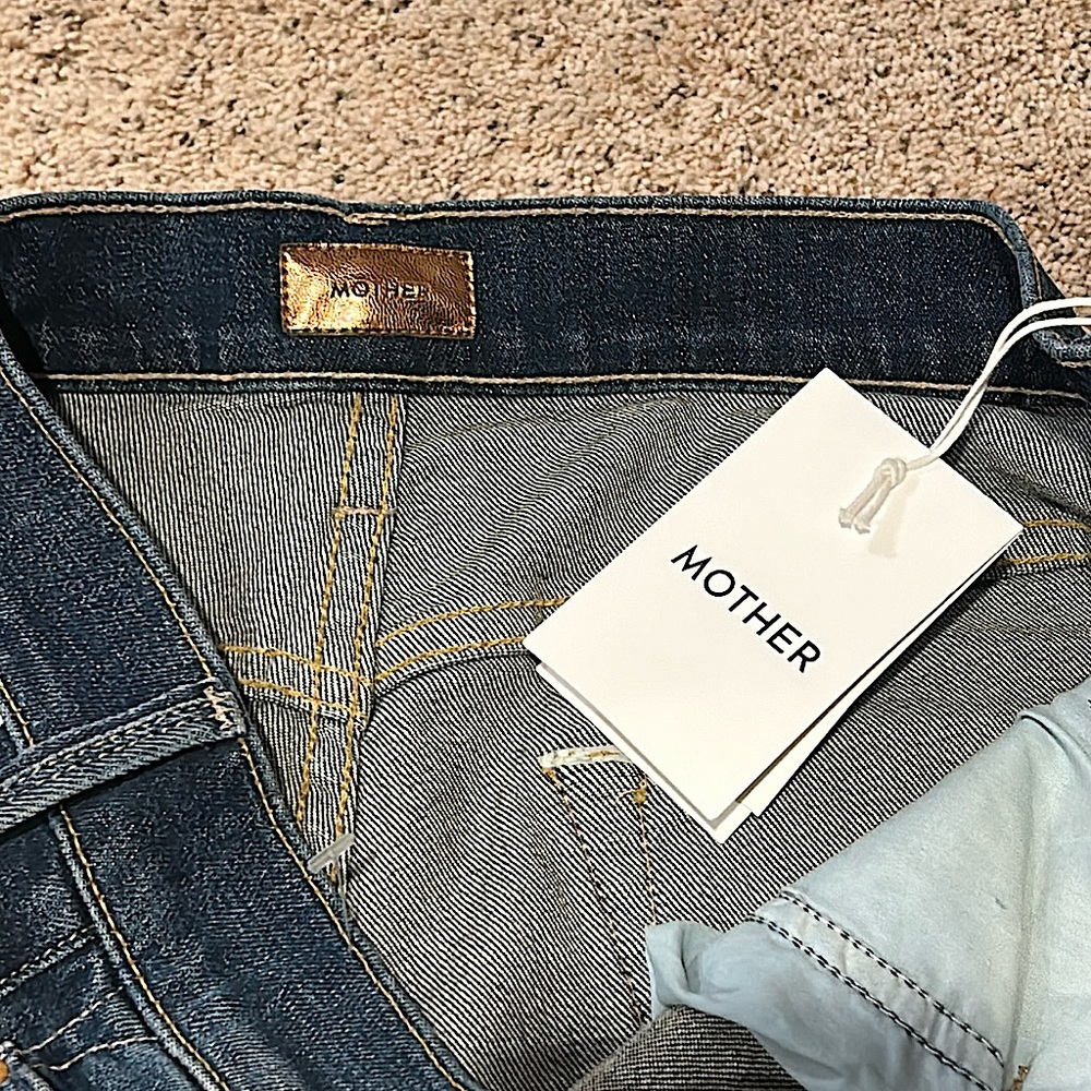 Mother NWT The Scrapper Cuff Ankle Fray Wicked Wildflowers Jeans Pants *Sz 29* - Picture 8 of 10